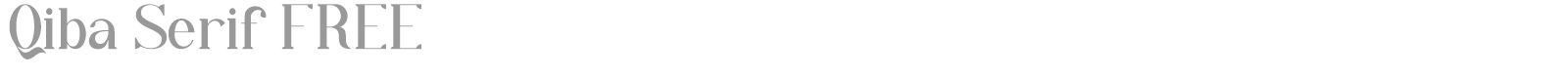 Qiba Serif font preview